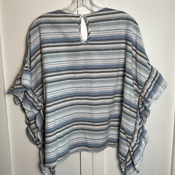 Cotton Bleu poncho style top - Picture 3 of 9